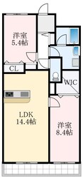 クレール・エントピアの物件間取画像